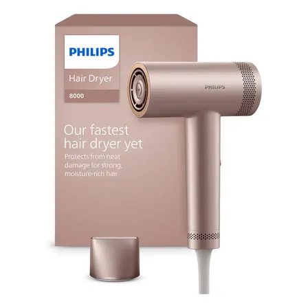 Secador De Pelo Philips Iónico Serie 8000 Bhd837 Motor Bldc sin escobillas