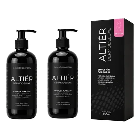 Combo Altiér X2 Crema Para Masajes Antiflacidez Reafirmantes