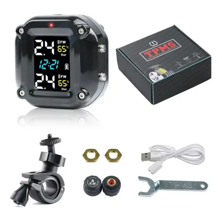Sistema Tpms Monitor Presión Y Temperatura Neumáticos Para Auto