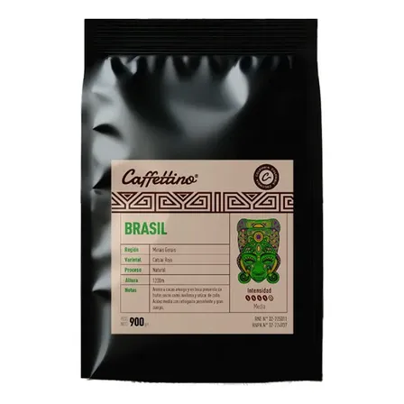 Café De Especialidad Caffettino Brasil En Granos 900grs
