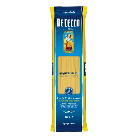 Fideos De Cecco Spaghettini Nº11 500 Gr. Italia