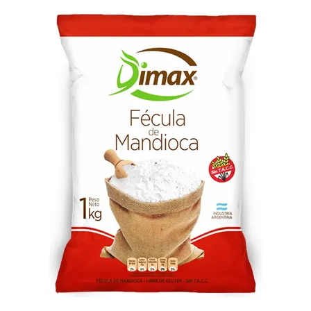 Fecula De Mandioca Dimax Sin Tacc 1 Kg
