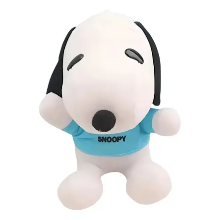 Peluche Snoopy Perrito De Felpa Suave Tierno Celeste