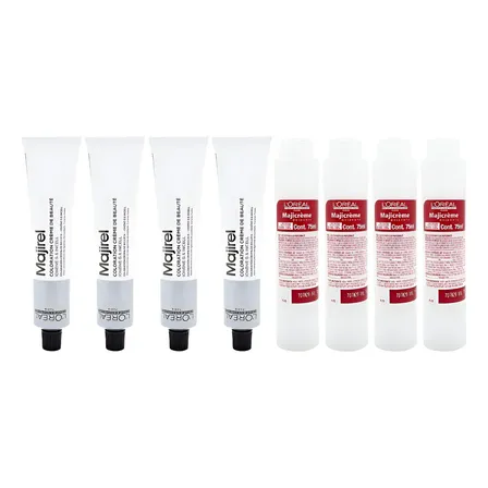 Majirel Loreal X4 Tinturas Coloración + 4 Oxidantes 75ml  A Elección