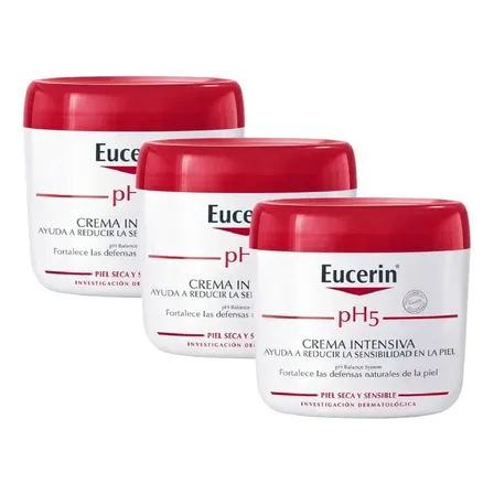 Combo X3 Eucerin Ph5 Crema Corporal Intensiva 450 Ml. Neutra