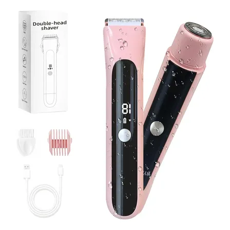 Depiladora Eléctrica 2 En 1 Para Zona Bikini Pink