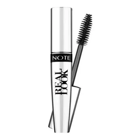 Máscara De Pestañas Note Real Look Vegana X12ml Color Negro
