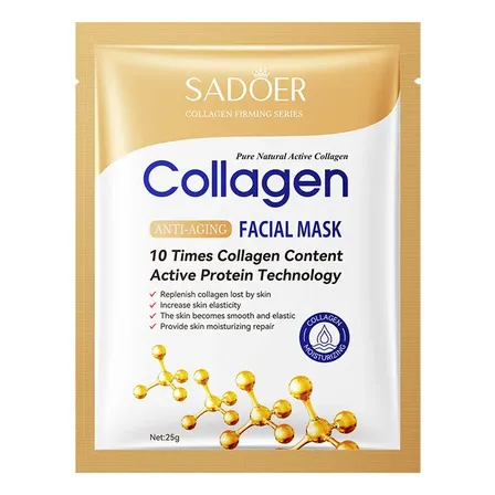 Máscara Collagen Real Deep, Minimiza Los Poros, Elasticidad, Todo Tipo De Piel