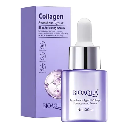 Bioaqua Sérum Facial Colageno Rejuvenecedor 30 Ml Dia/noche Todo Tipo De Piel Día/noche