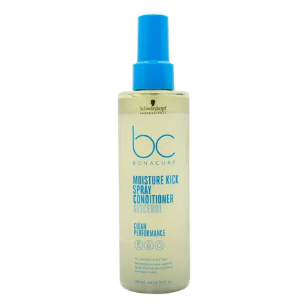 Acondicionador Schwarzkopf 200 Ml Moisture Kick Spray Para Cabello Normal Repara y Fortalece, Aporta Brillo Elasticidad y Vitalidad