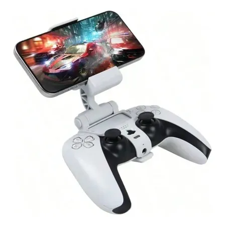 Soporte Celular Para Joystick Ps5 Remote Play Blanco