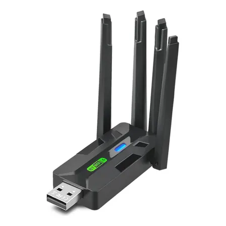 Adaptador Usb Wifi Antena Banda Dual 900mbps A Bluetooth 5.4