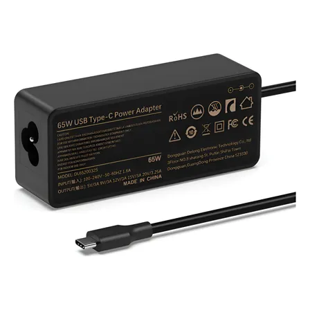 Cargador Para Asus Zenbook 14 Um3402 Um3402ya 65w Tipo C Negro