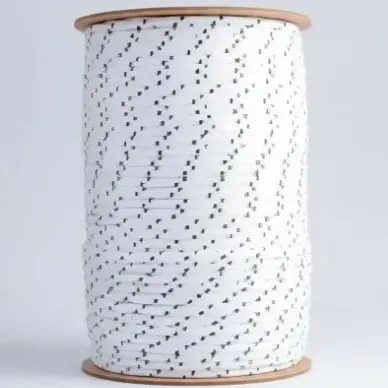 Rollo Soga Nautica Trenzada Polipropileno 5mm Rollo X 150 M Blanco