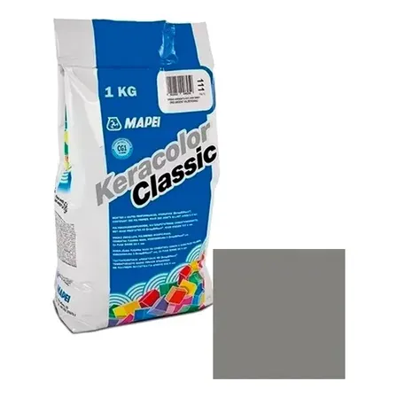 Pastina Mapei Keracolor Classic Gris Cemento 1kg