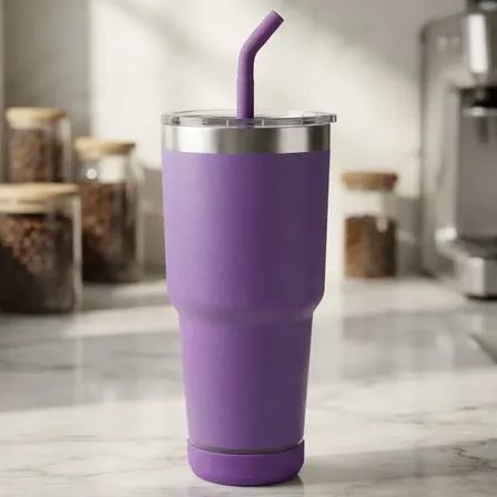 Vaso Térmico Parlante Doble Plico Bt 900ml Violeta