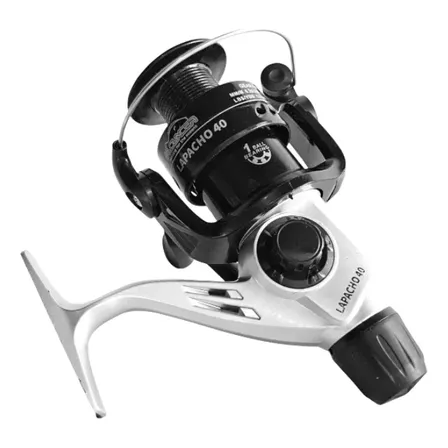 Reel Frontal Flounder Lapacho 40 1bb Carrete Grafito Negro Derecho/izquierdo