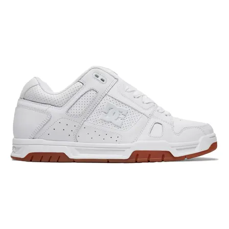Zapatilla Dc Shoes Hombre Stag (wg5) Ancho Blanco Liso 12 Us