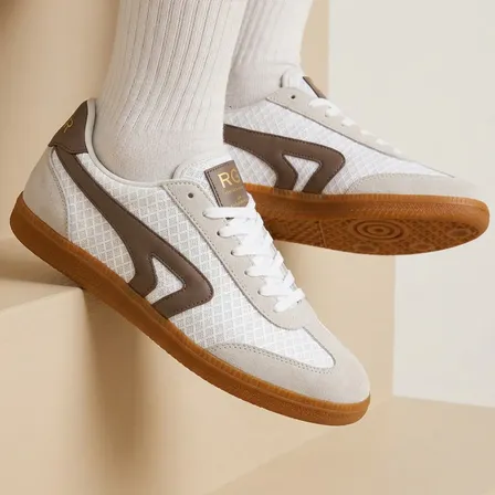 Zapatillas Urbanas Mujer Rg Rivera 66 Retro Gamuza Vison Cuero Gamuza - Air Mesh 40 Ar