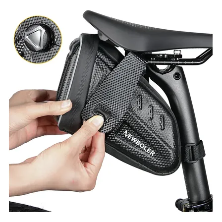 Bolso Asiento Bicicleta Impermeable Newboler 2.5l Negro