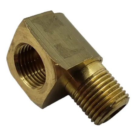 Acople Codo De Bronce Macho Hembra Rosca 1/8
