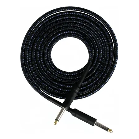 Cable De Guitarra De 3 M, Amplificador De Audio De 6,35 Mm, Línea De Instrumentos