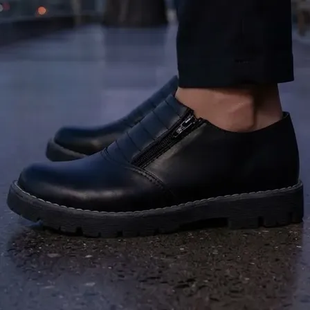 Zapato De Vestir Para Mujer Con Cierres Cod. 629 Negro 36 Ar