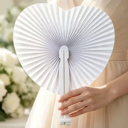 Generic Folding Plastic Fans 30 Pcs Wedding Favors
