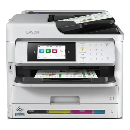 Impresora Epson Workforce Pro Wf-c5890 Wifi Red Fax Adf Color Blanco