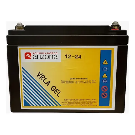 Bateria Solar Arizona Ciclo Prof 12v 24ah  Plus Gel