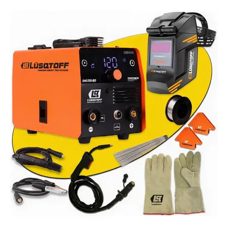 Soldadora Lüsqtoff Mig Flux Mma Dual Tiglift 120a Inverter