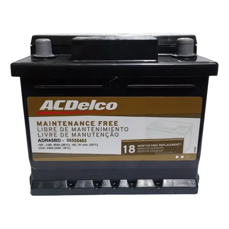 Bateria Acdelco Gold 12v 60ah Chevrolet Cobalt 13/25 Derecho