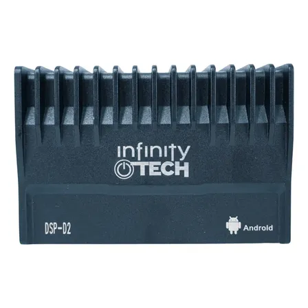Mini Amplificador Dsp Infinity Tech Dsp-d2 4 Canales Android Negro