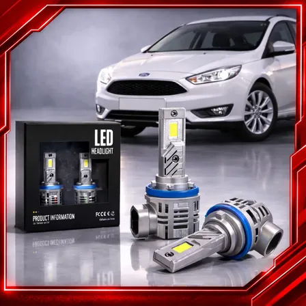 Lamparas Led Auxiliares Alta Gama Ford Focus 80.000 Lumenes