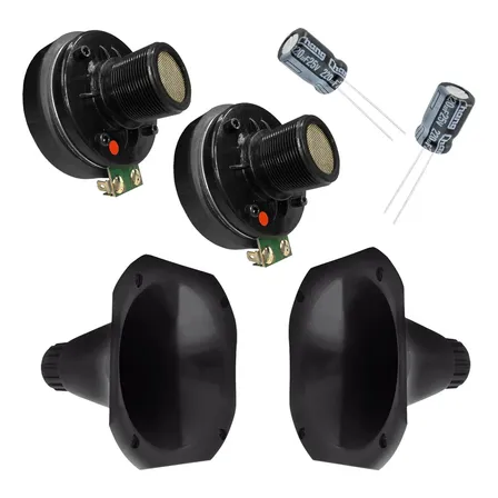 Combo Doble Driver Blauline Bd100 + Dos Corneta Corta