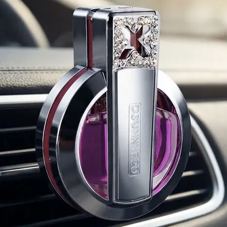 Perfume Auto Premium Elegante Con Diamantes P Clip Rejilla