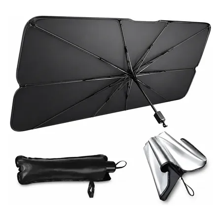 Paragua Cortina Parasol Plegable Metalizada Parabrisas Auto