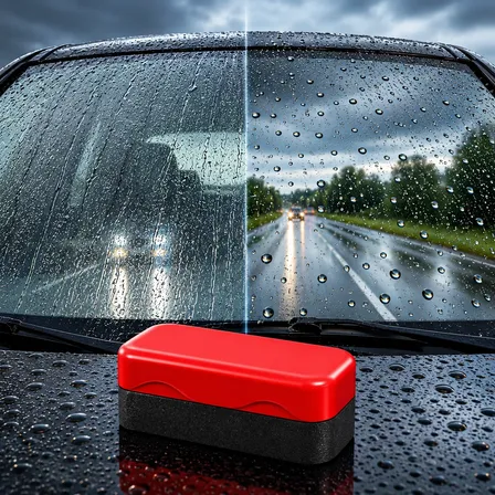 Esponja Anti Lluvia Limpia Parabrisas Vidrios Auto No Empaña