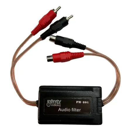 Filtro de Audio RCA Infinity Tech para Eliminar Ruido
