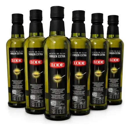 Aceite De Oliva Extra Virgen Lode Pack X6 550 Ml C/botella