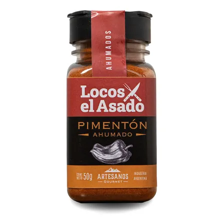 Pimentón Ahumado Especias Locos X El Asado 50g