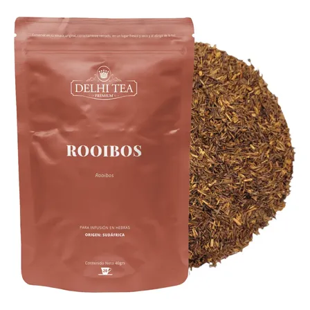 Rooibos En Hebras Doypack X 40 G Delhi Tea