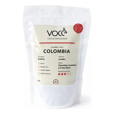 Café Tostado Você Colombia De Especialidad 250 Gr En Grano