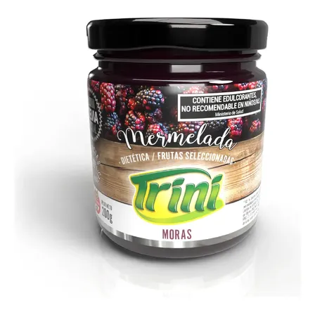 Mermelada De Moras 200 gr Trini Con Stevia Sin Tacc