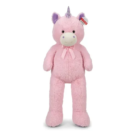 Unicornio Peluche Gigante 100 Cm Con Moño