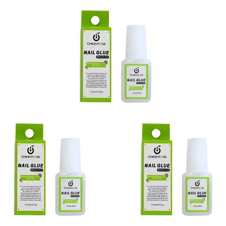 Pegamento Profesional Tip Nail Glue Press On Cherimoya X3uni