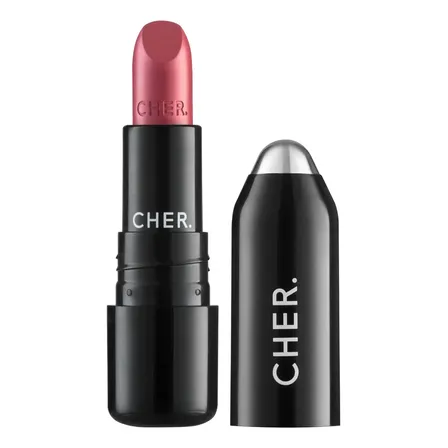 Labial Cher Beauty Satin Kiss Lipstick Color Cranberry