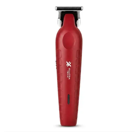 Cortadora De Pelo Barba Y Patillas Inalámbrica Profesional Rojo