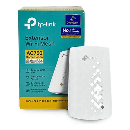 Repetidor Extensor Wifi Mesh Tp-link Re200 Ac750 2.4 / 5ghz
