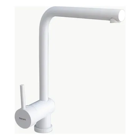 Grifería de Cocina Monocomando Peirano Santander White 20-135b Acabado Blanco Color Blanca Grifo Canilla Mesada